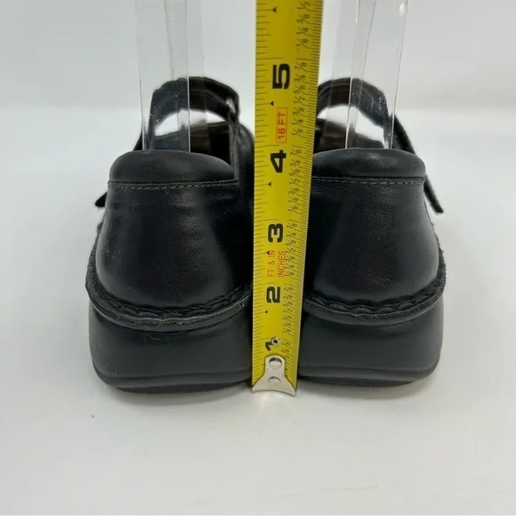 Naot Primrose Black Leather Comfort Chunky Heeled Mary Janes Size 38 (US Size 7) - Picture 9 of 14